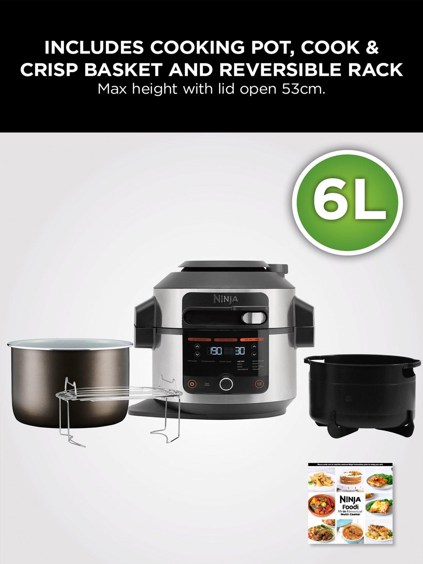 NINJA Foodi 11-in-1 SmartLid Multi-Cooker 6L OL550UK Littlewoods