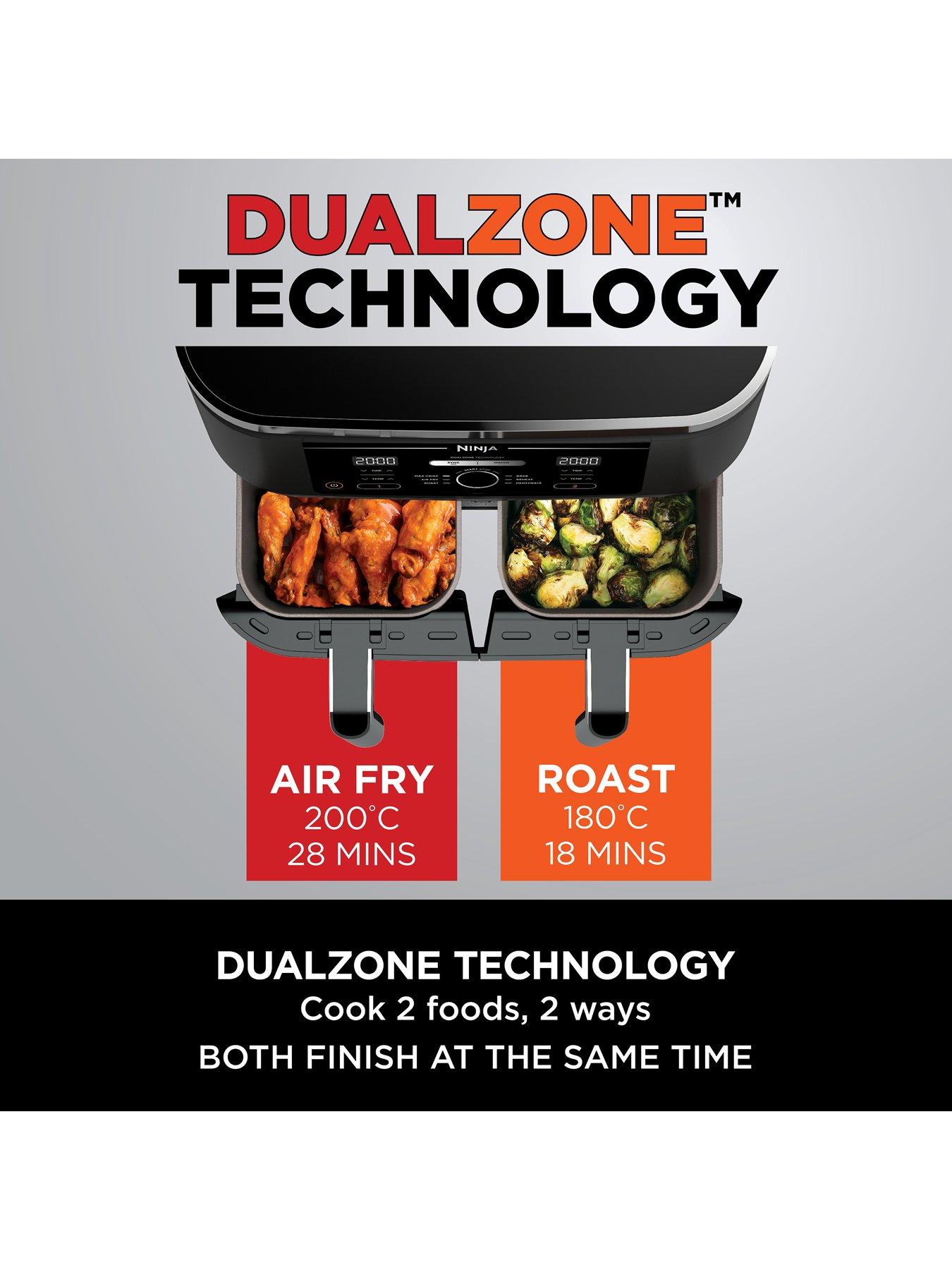 Image 3 of 7 of NINJA Foodi MAX Dual Zone 9.5L Air Fryer AF400UK