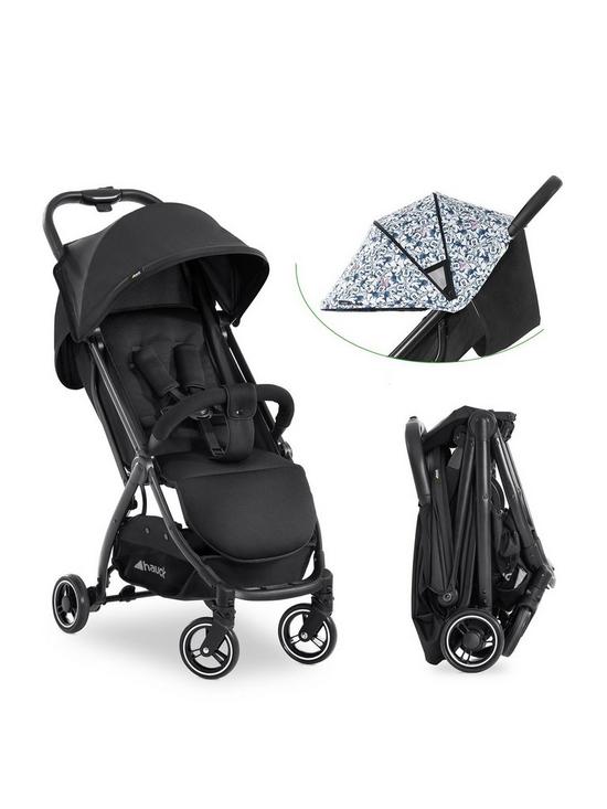 front image of hauck-swift-x-disney-baby-minnie-mouse-pushchair-with-free-black-canopy