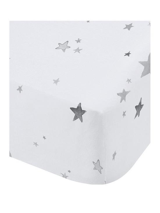 stillFront image of little-bianca-stars-cotton-fitted-sheet