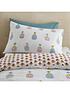 image of pineapple-elephant-ananas-pineapple-cotton-double-duvet-cover-set-bright
