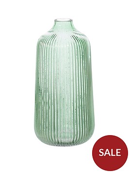 sass-belle-tall-fluted-glass-vase-green