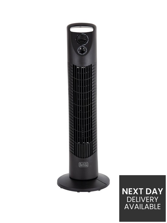 front image of black-decker-30-inch-tower-fan-withnbsp2-hour-timer