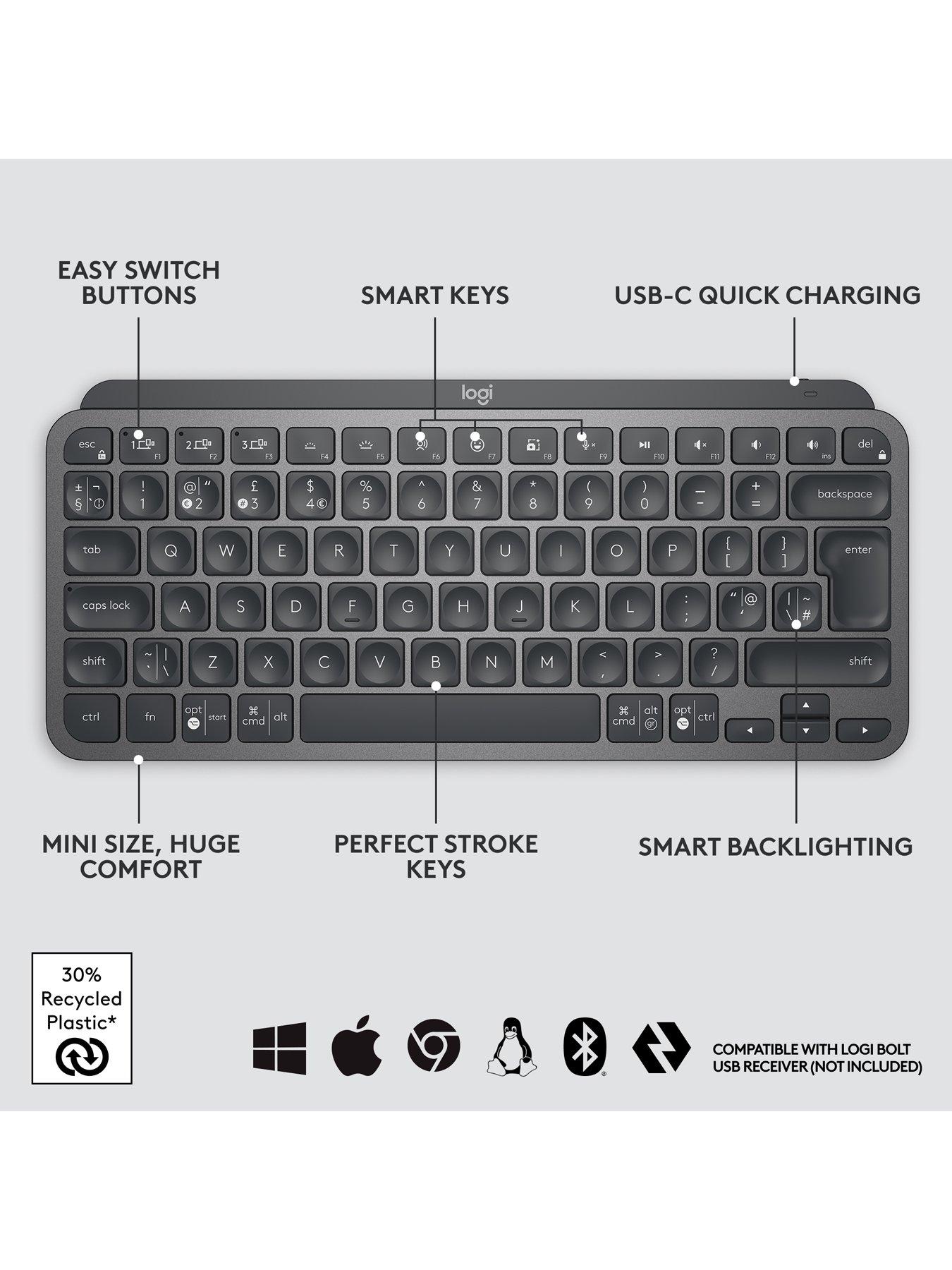  image of logitech-mx-keys-mini-minimalist-wireless-illuminated-keyboard