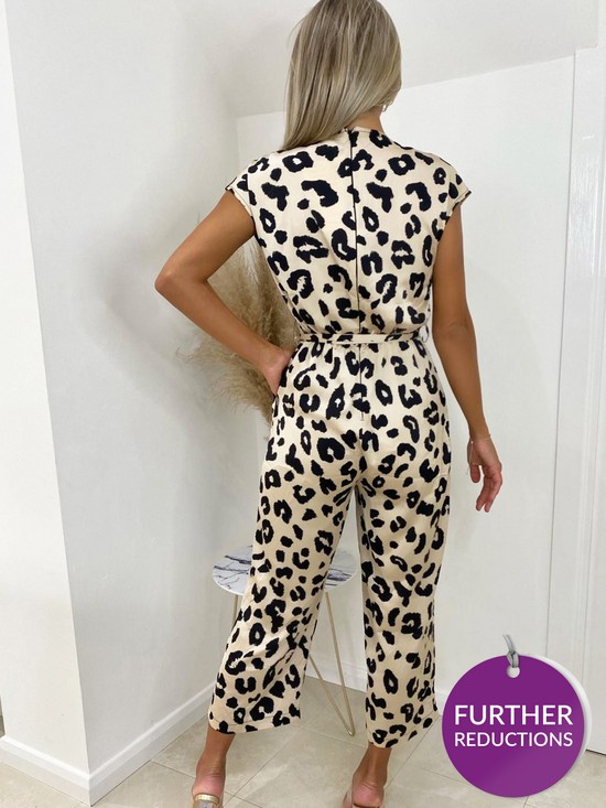 stillFront image of ax-paris-leopard-culotte-jumpsuit