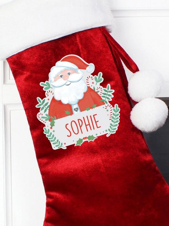 stillFront image of the-personalised-momento-co-personalised-father-christmas-stocking