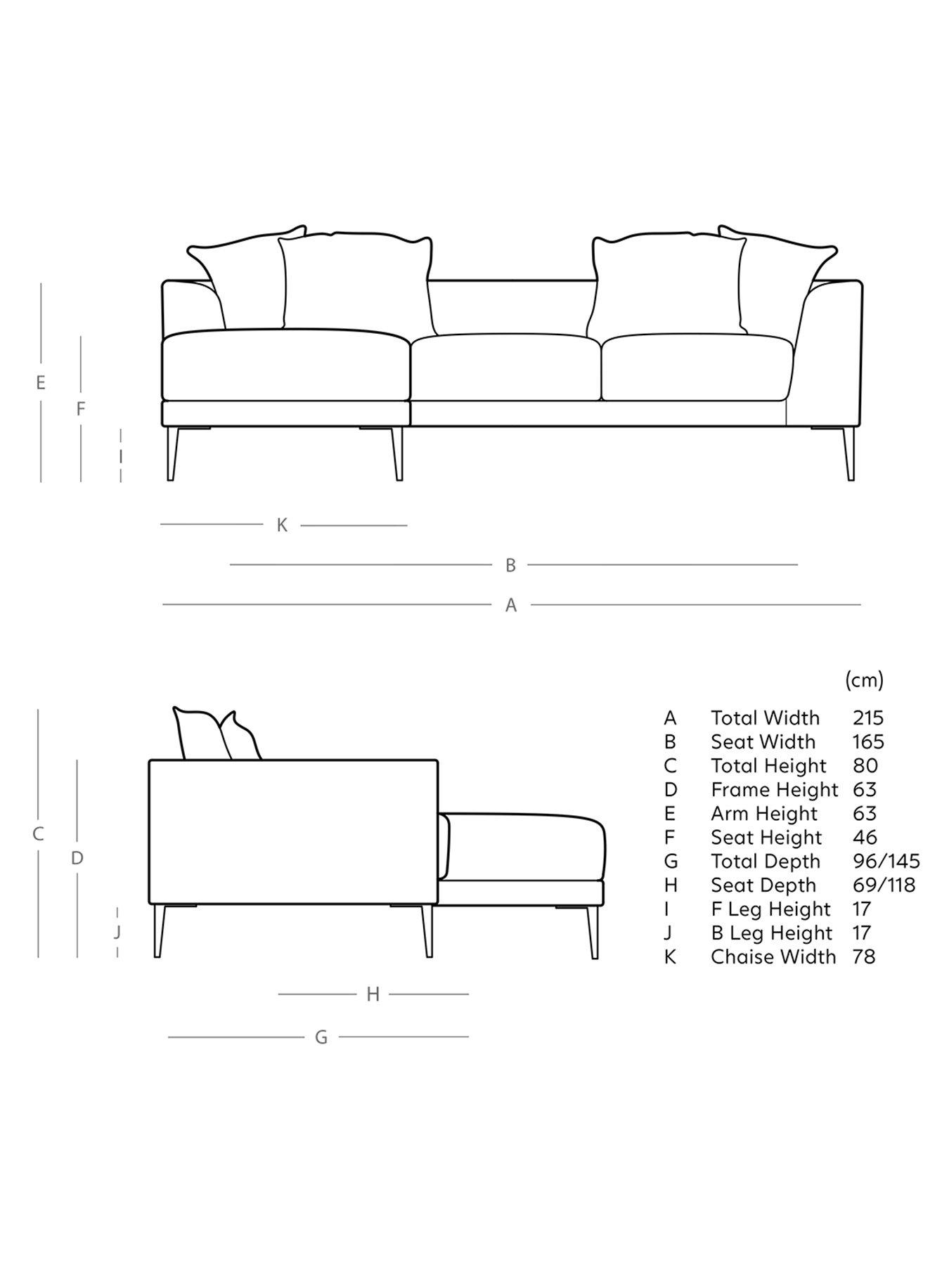  image of swoon-alena-fabric-left-handnbspcorner-sofa-easy-velvet