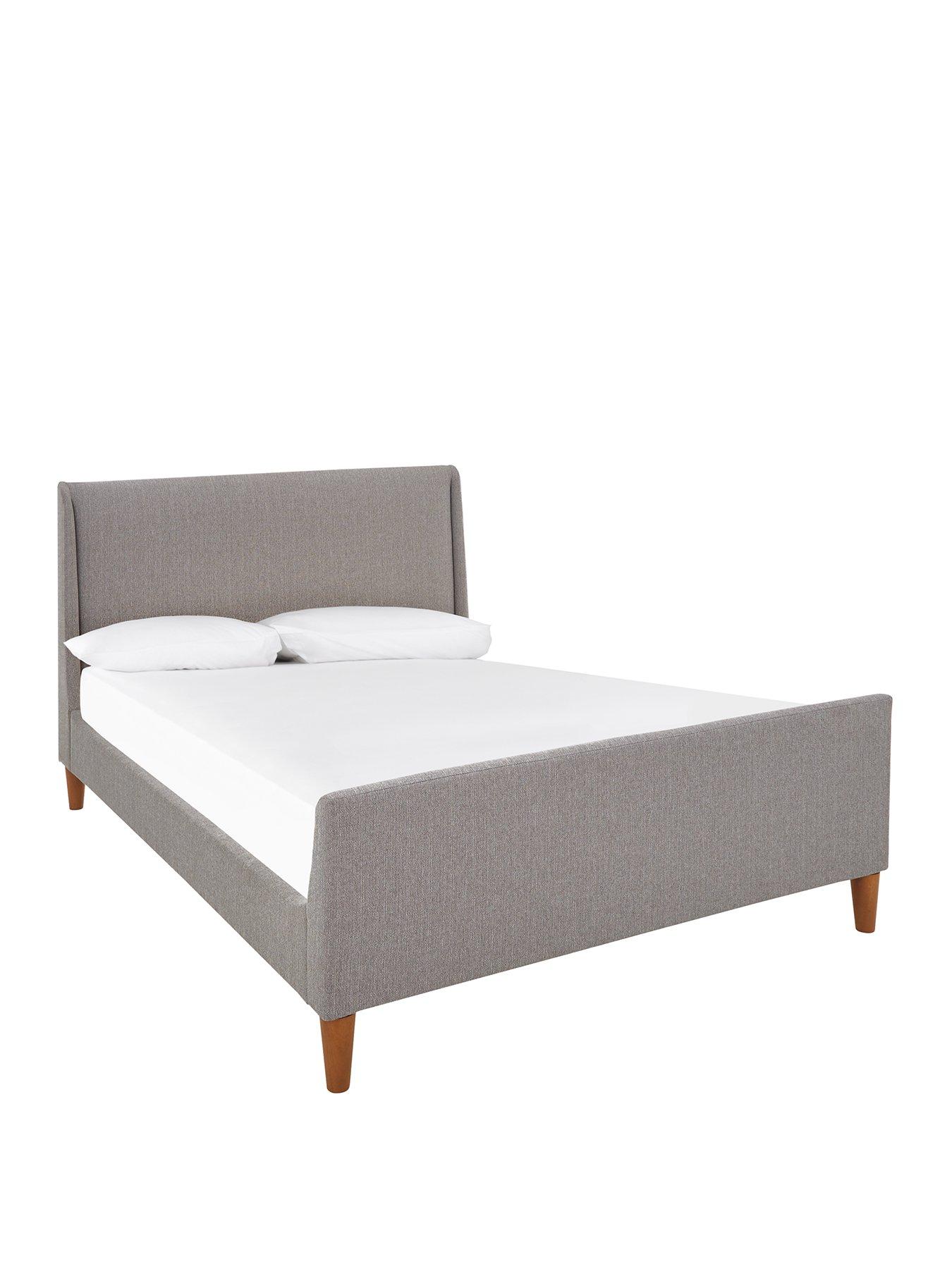 Very Home Retro Metal Double Bed With Memory Mattress
