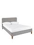  image of very-home-brook-fabric-bed-frame-with-mattress-options-buy-and-save