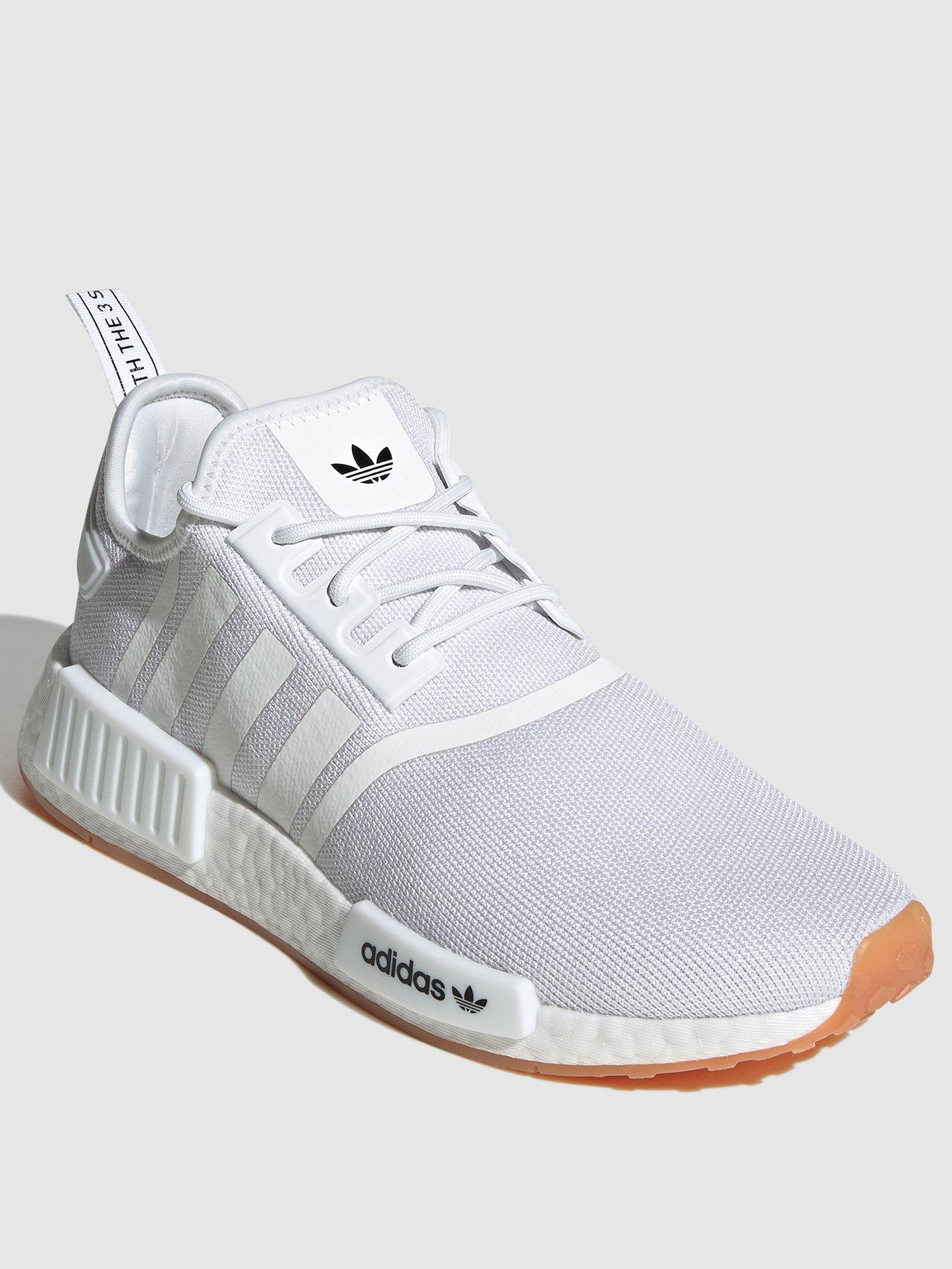 adidas Originals NMD R1 Trainers White Gum littlewoods