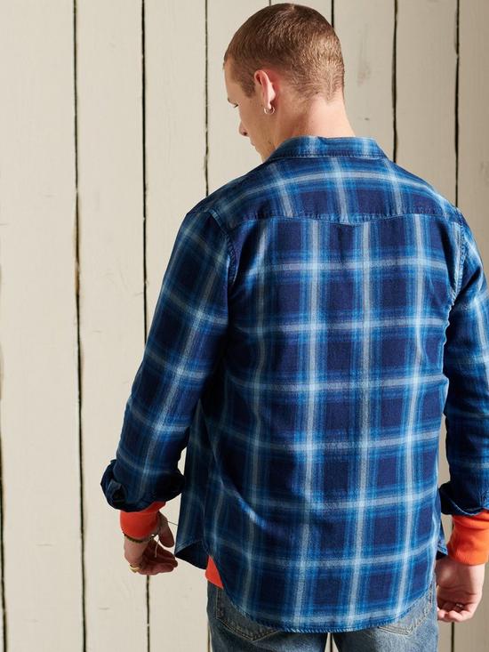 stillFront image of superdry-checked-shirt
