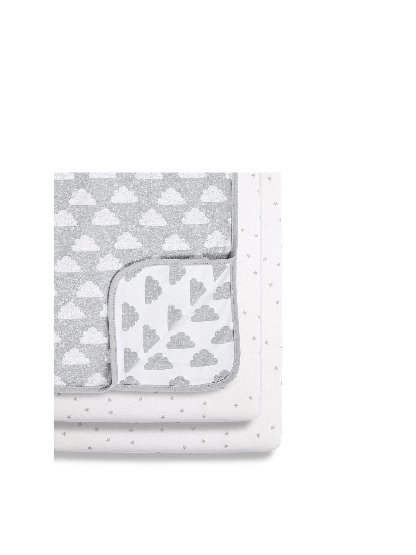 Snuz 3 Piece Crib Bedding Set Cloud Nine