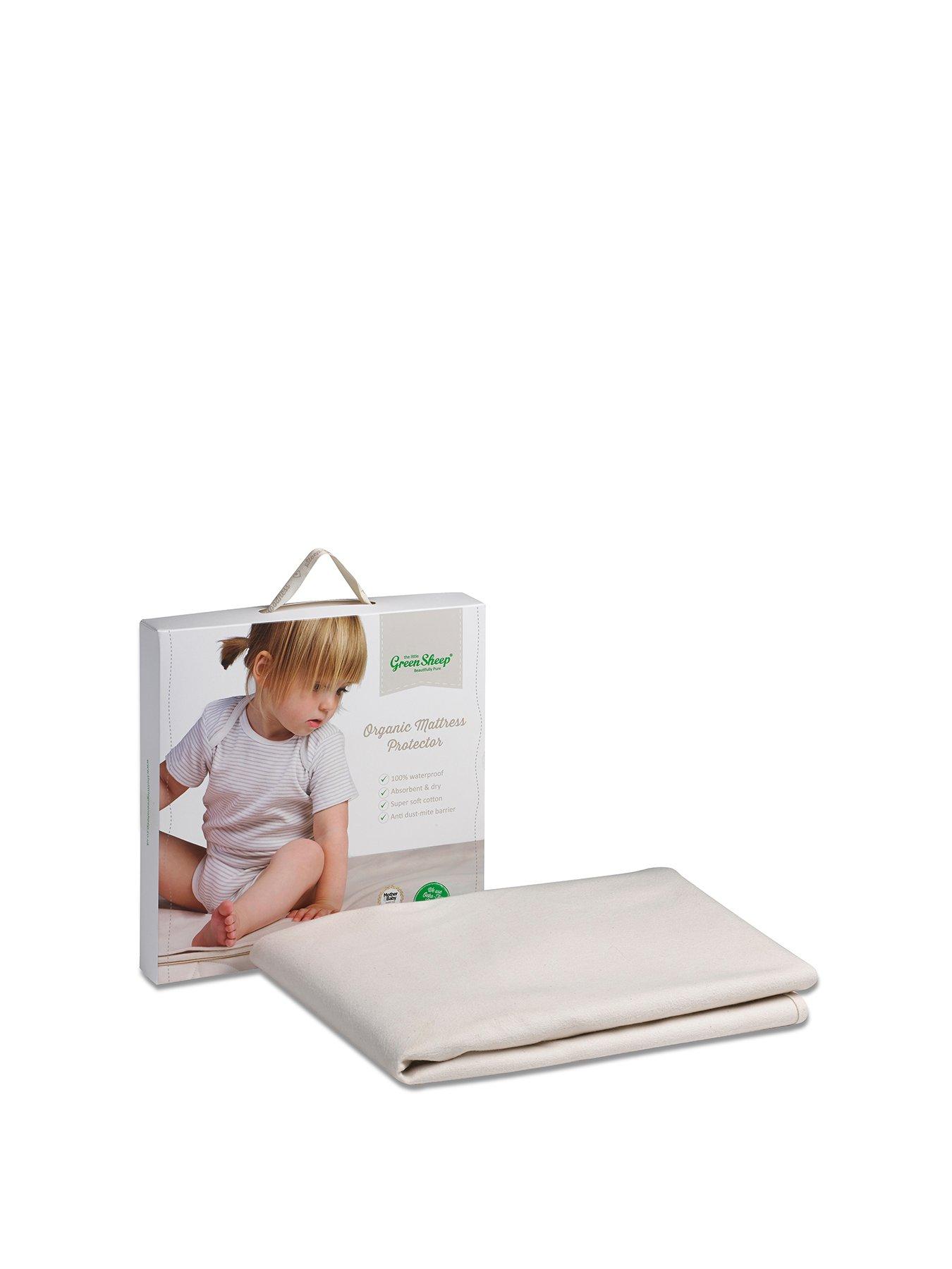 The Little Green Sheep Waterproof Cot Mattress Protector