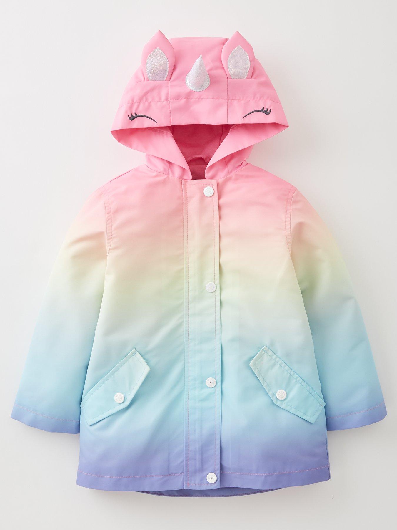 Girls lined outlet rain coat