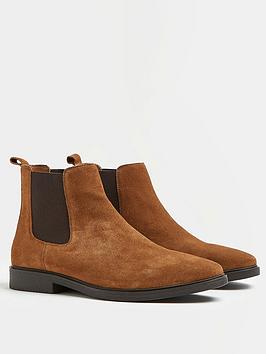 river-island-suede-chelsea-boot-brown