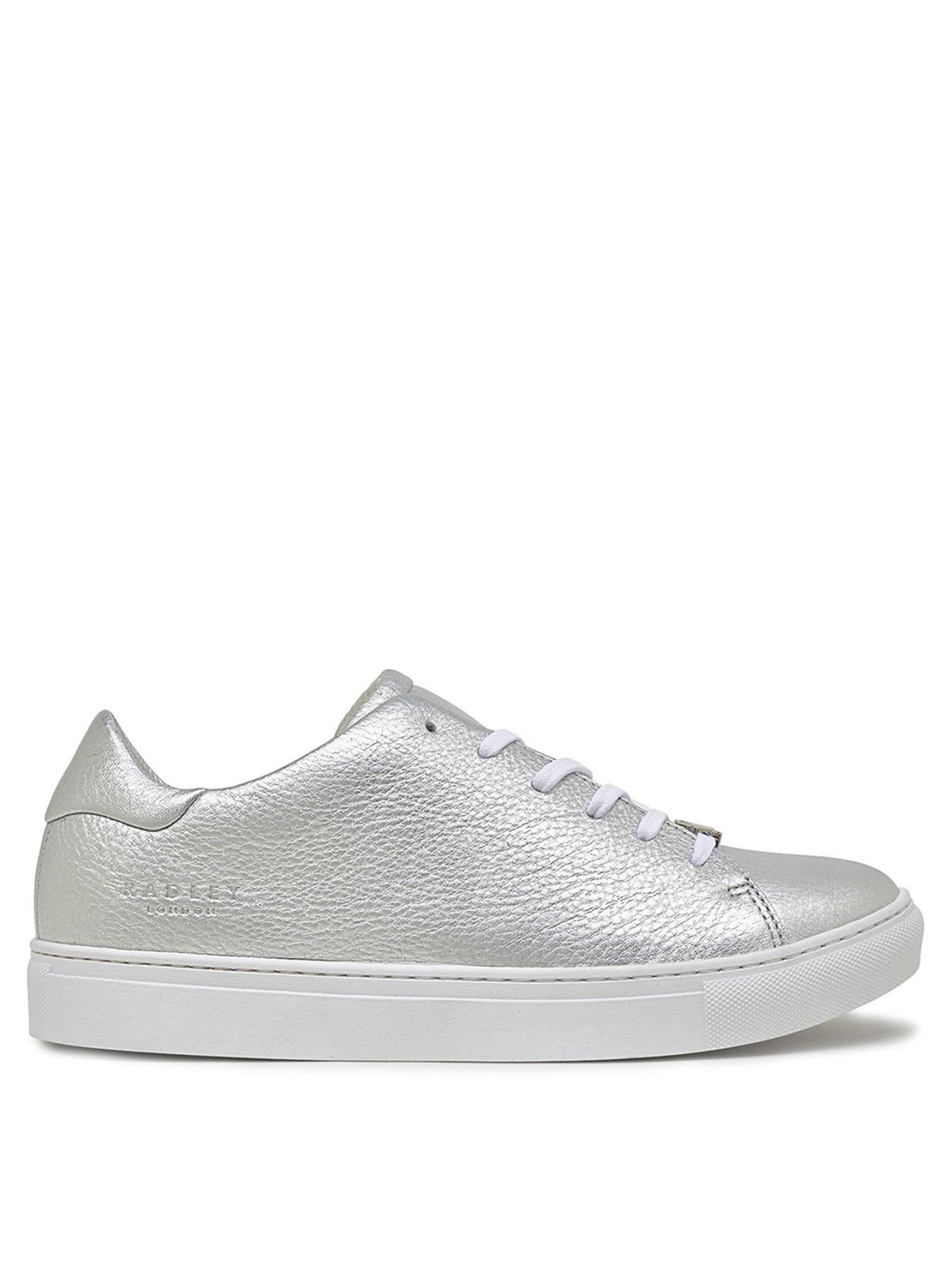 silver trainers womens