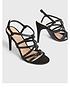  image of new-look-black-diamant-strappy-stiletto-heel-sandals