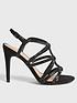  image of new-look-black-diamant-strappy-stiletto-heel-sandals