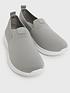  image of new-look-slip-on-chunky-trainer-grey