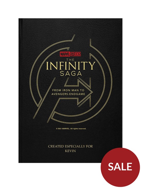 front image of signature-gifts-personalised-marvel-infinity-saga-collection-storybook