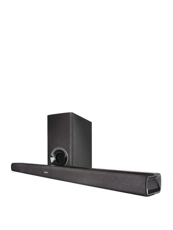 front image of denon-dht-s316-21-wireless-sound-bar-amp-subwoofer