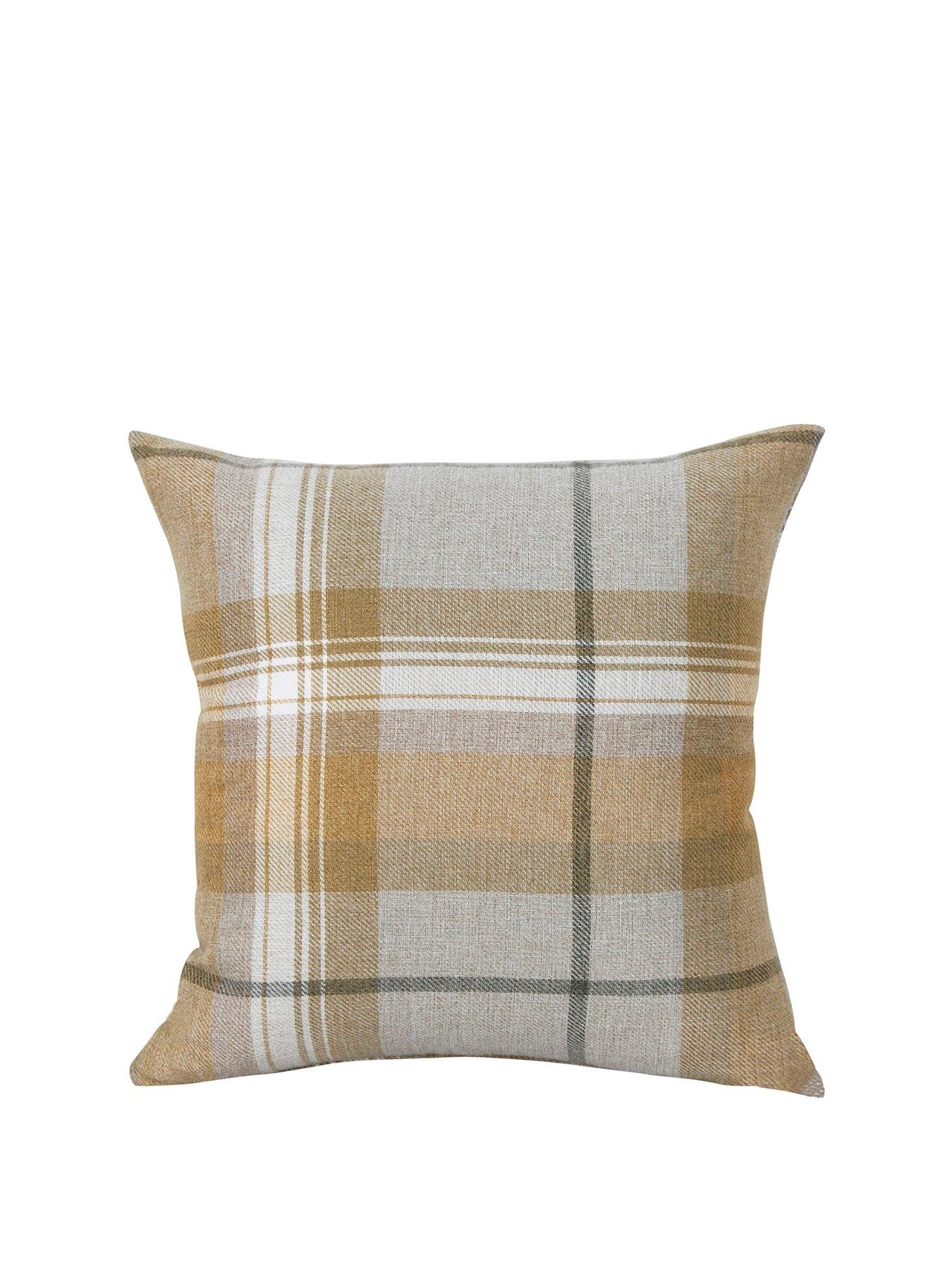 yellow throws and cushions