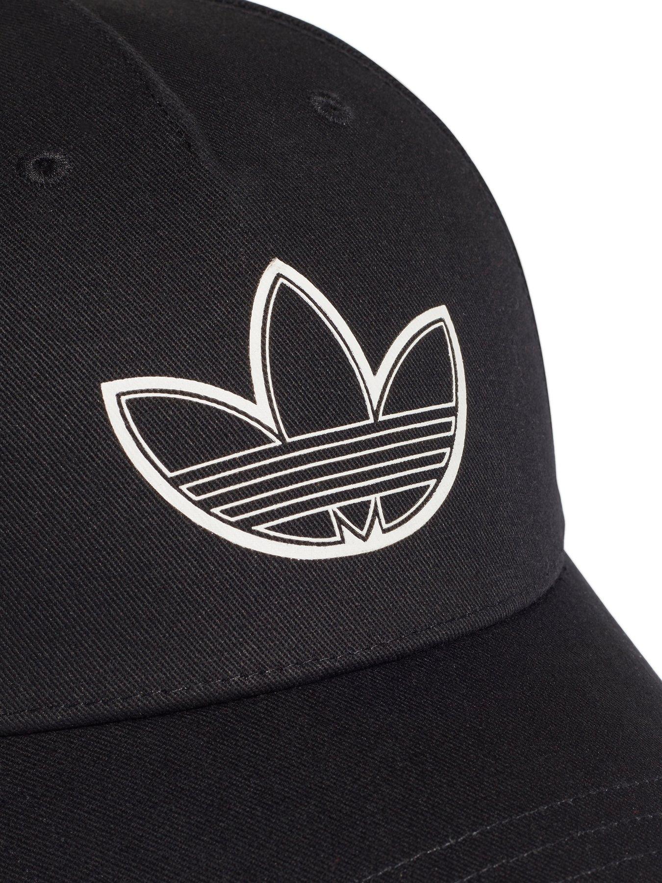 adidas trefoil baseball cap black