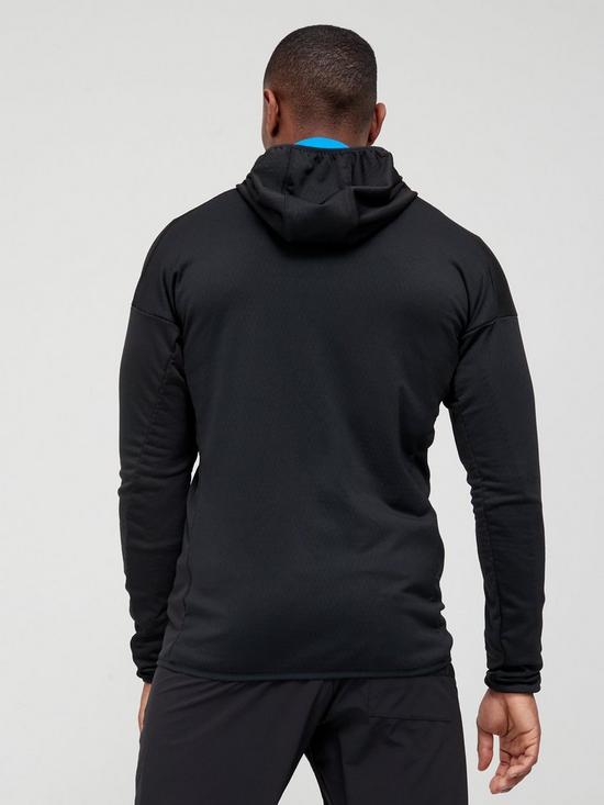 stillFront image of adidas-terrex-tech-flooce-light-hooded-hiking-jacket-black