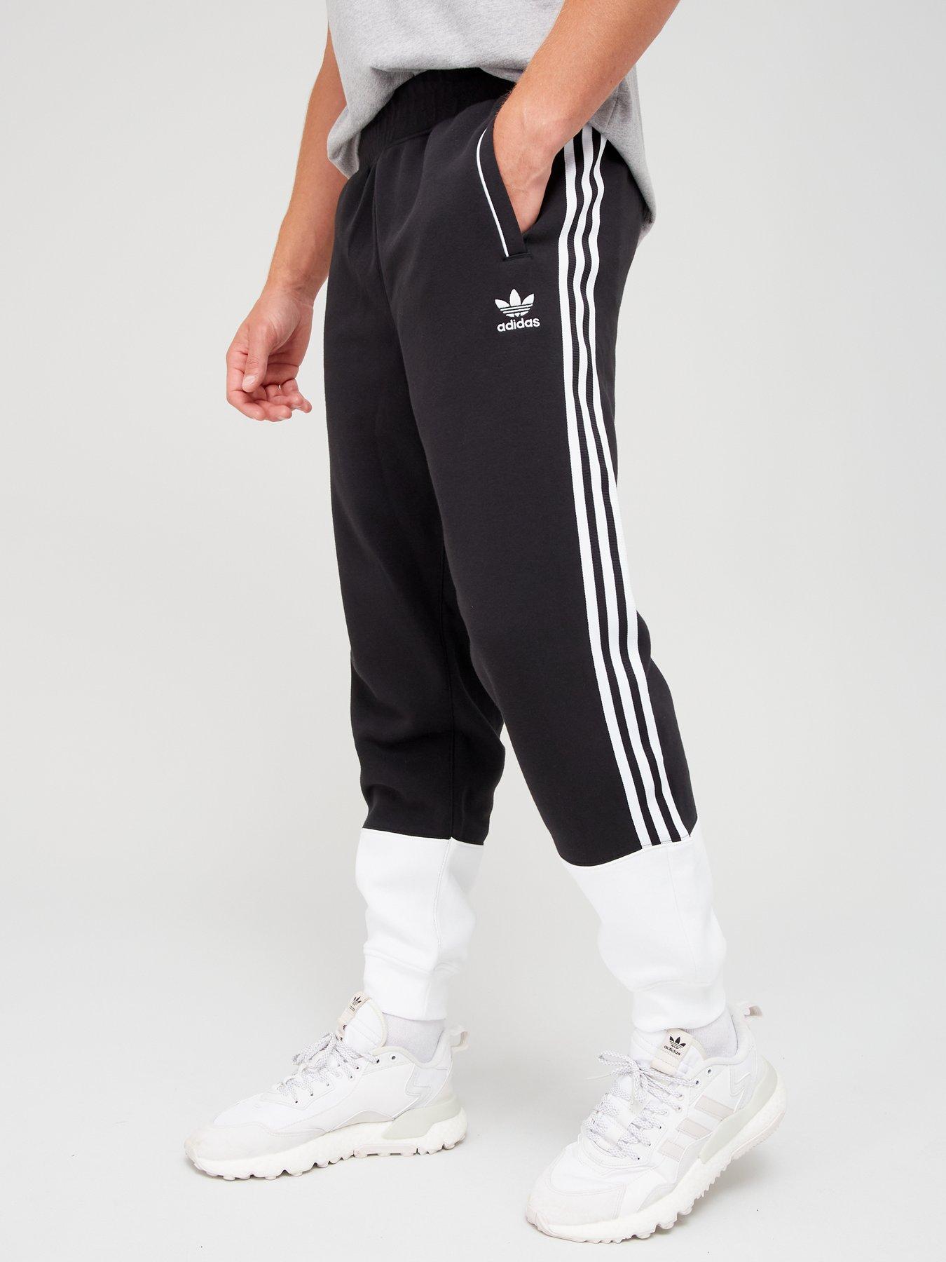 adidas Originals Spirit Trackpant Black White littlewoods