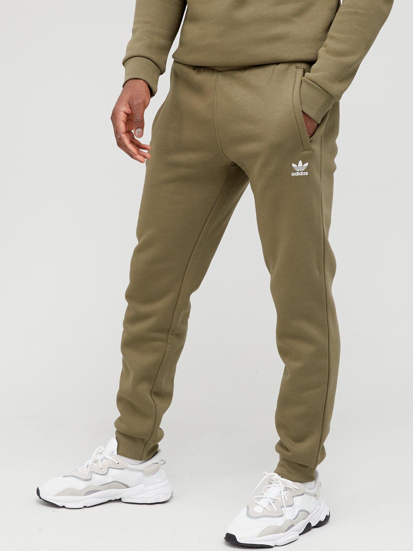 khaki adidas tracksuit mens