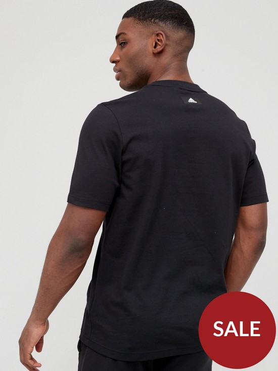stillFront image of adidas-future-icons-3-bar-t-shirt-blackwhite