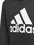  image of adidas-juniornbspbig-logo-overhead-hoodie-blackwhite