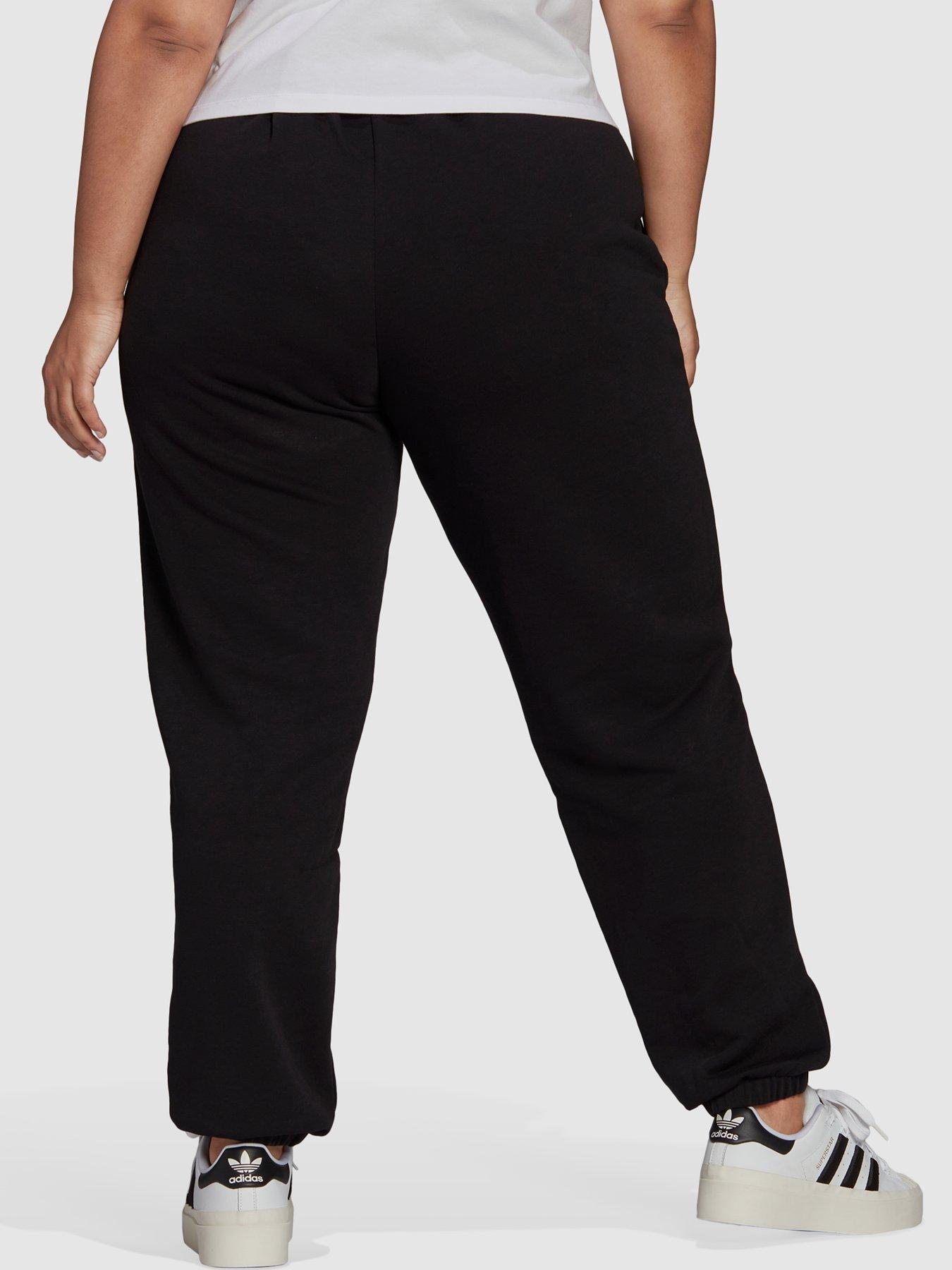 plus size black track pants