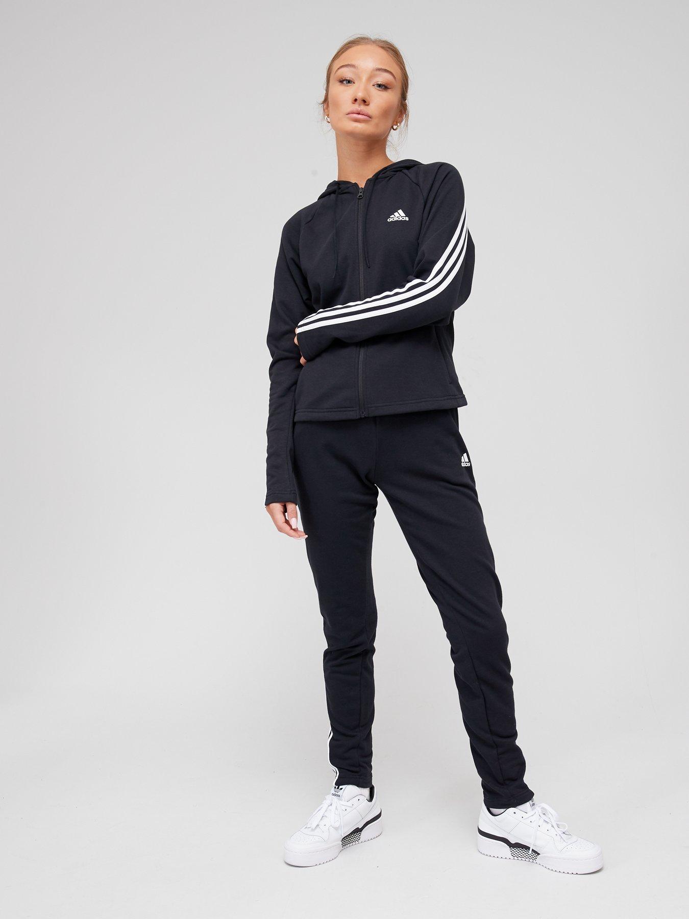 adidas Energize Tracksuit Black littlewoods