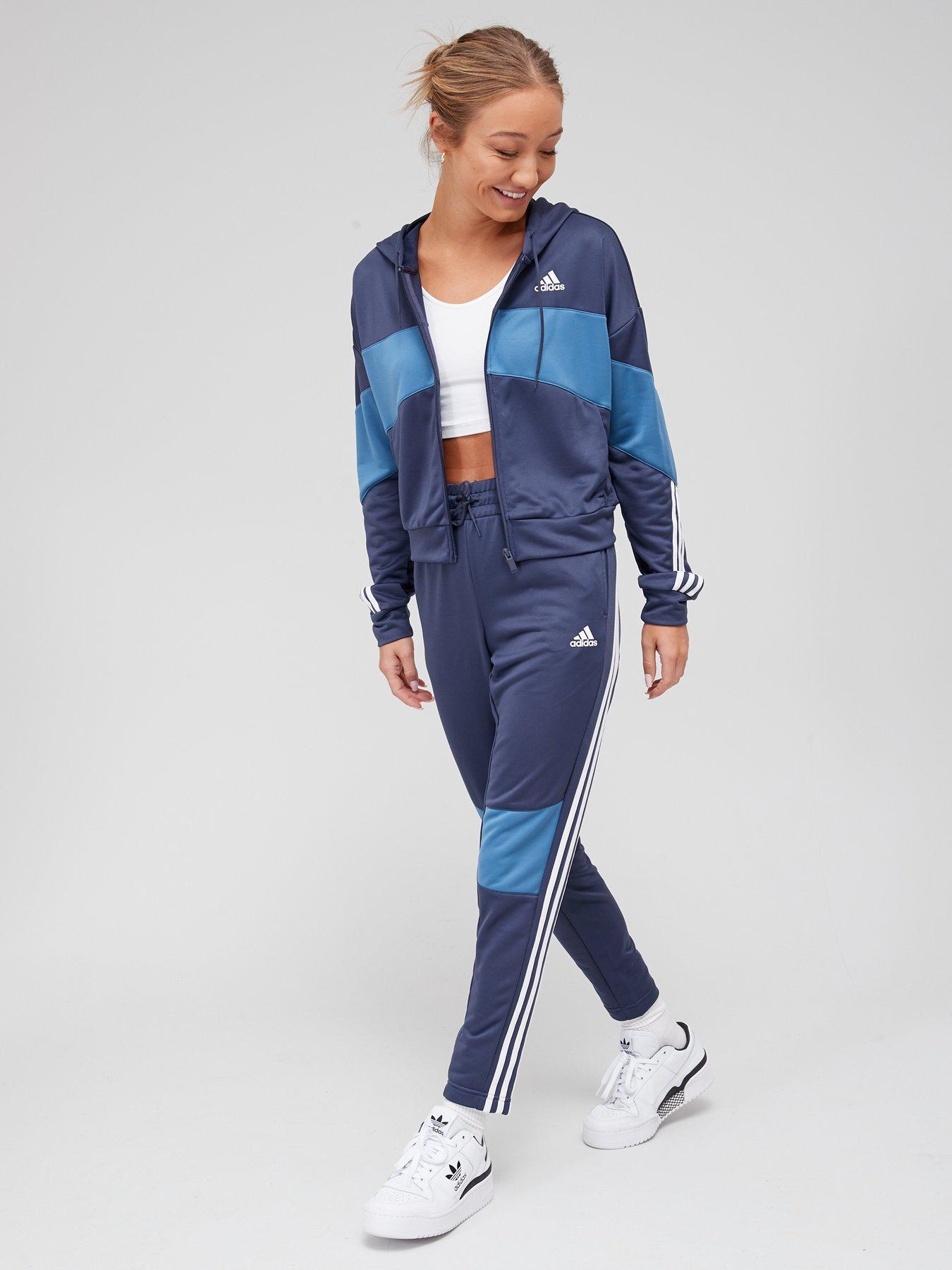 dark blue tracksuit womens