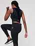  image of adidas-fast-running-womens-cropped-top-black