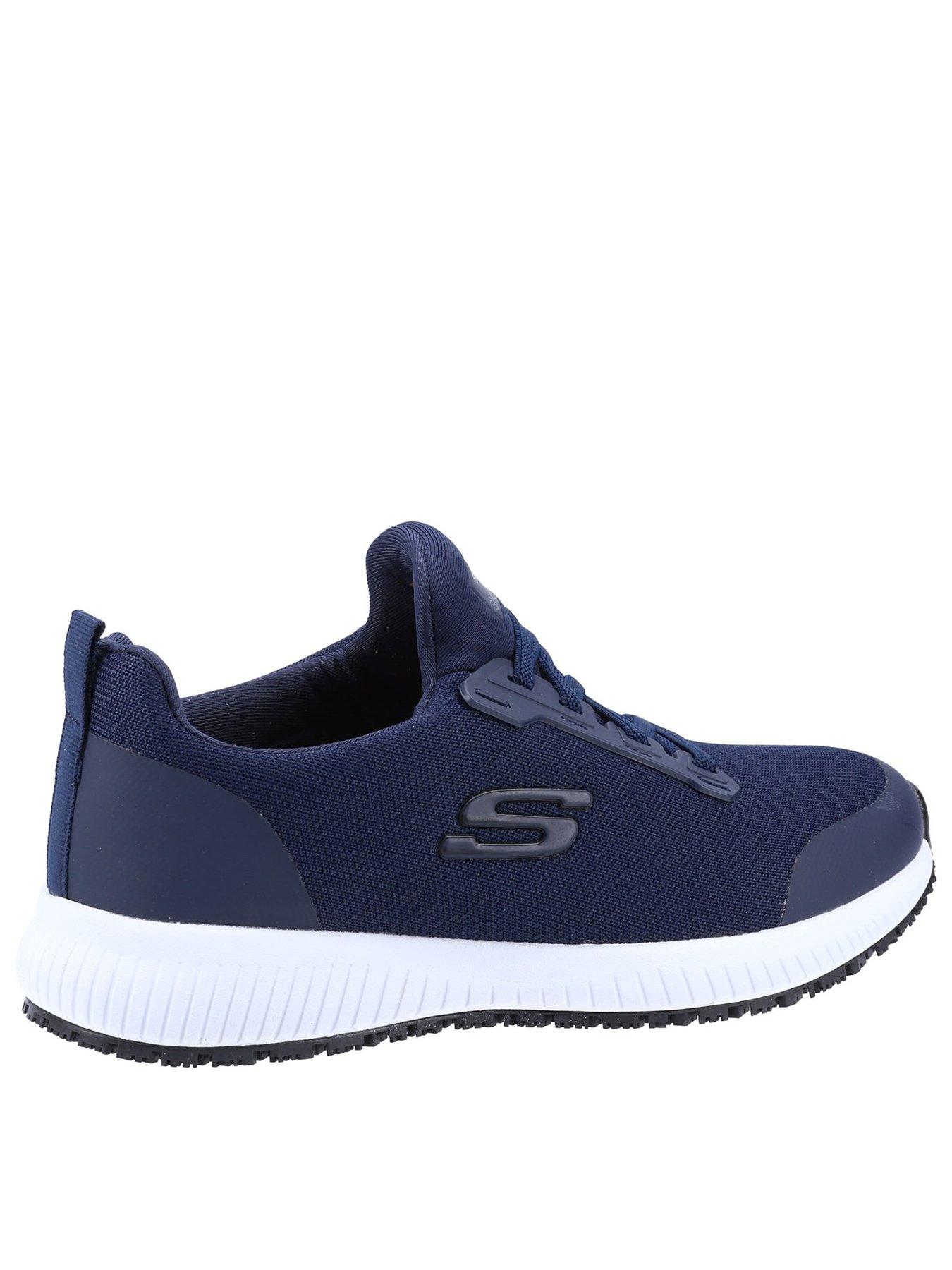 Skechers Slip On Athletic Slip Resistant Workwear Trainers Navy littlewoods