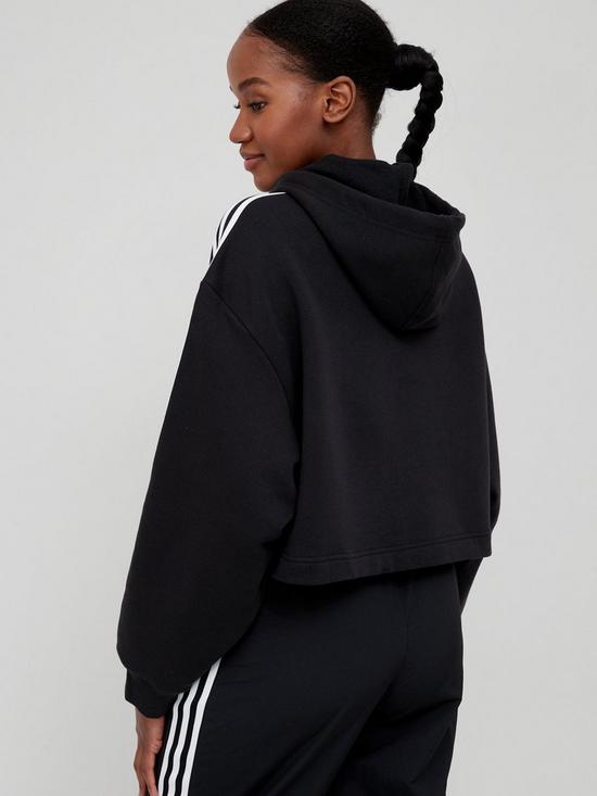 stillFront image of adidas-originals-short-hoodie-black