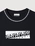  image of napapijri-boys-sob-short-sleeve-t-shirt-navy