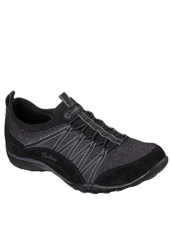 front image of skechers-breath-easy-trainers