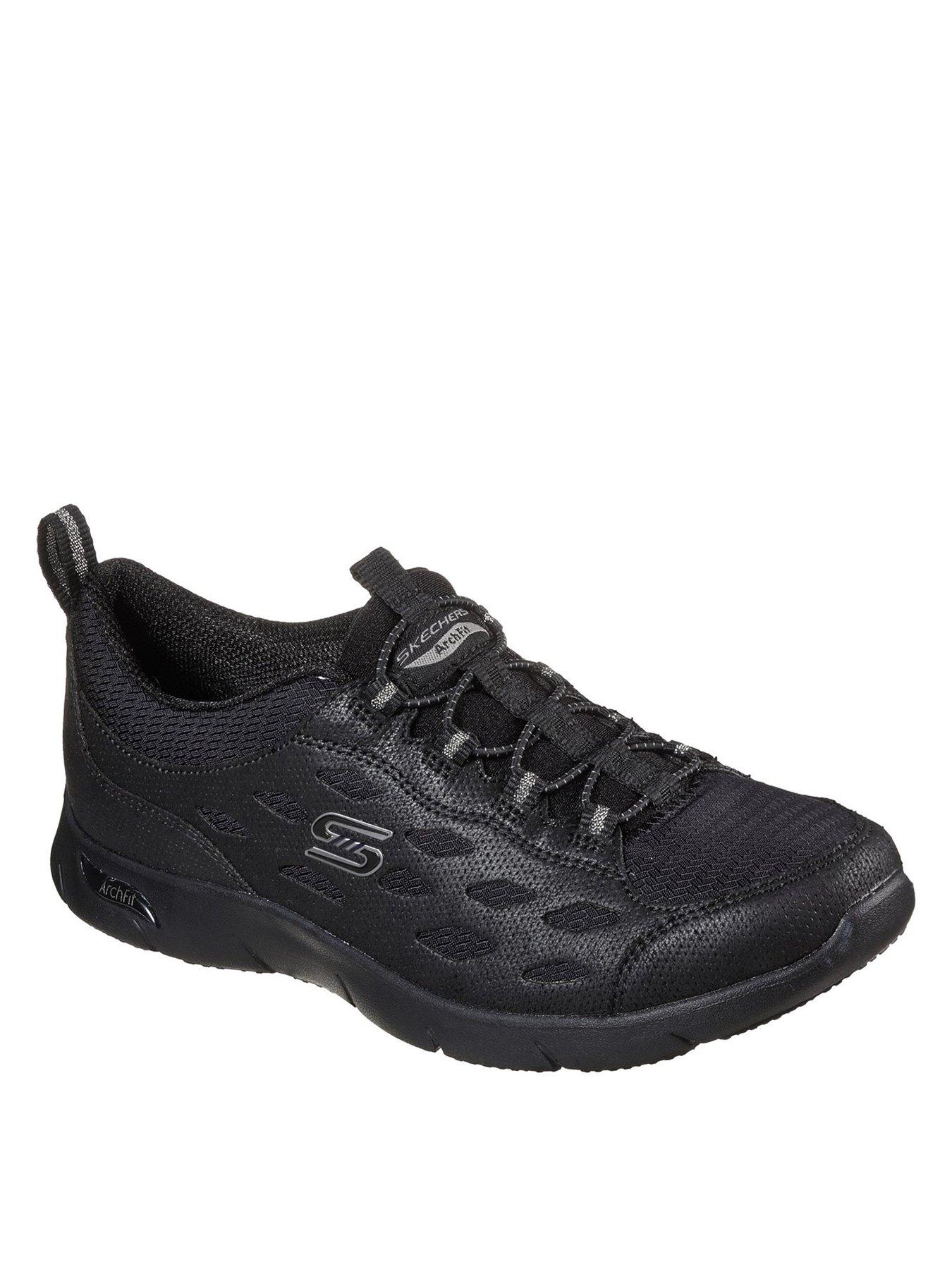 Supportive best sale black trainers