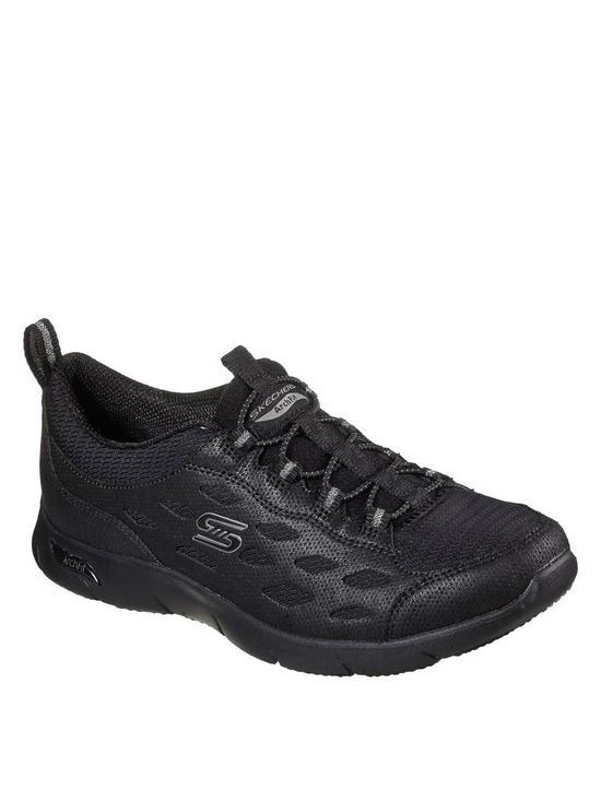 front image of skechers-arch-fit-refine-trainers