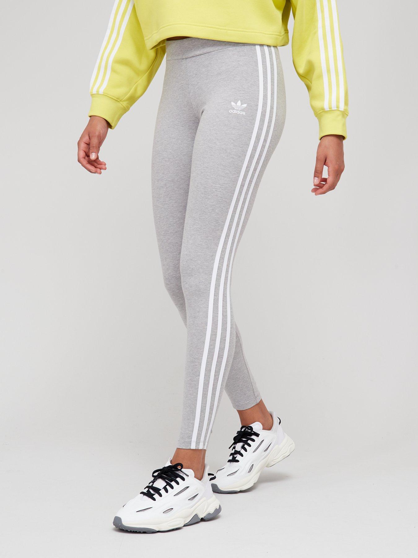 3 Stripes Leggings - Medium Grey Heather