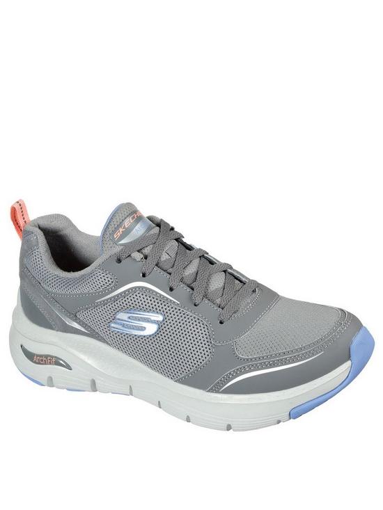 front image of skechers-arch-fit-gentle-stride-trainers
