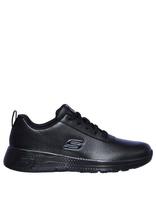 back image of skechers-athletic-lace-up-workwear-trainers