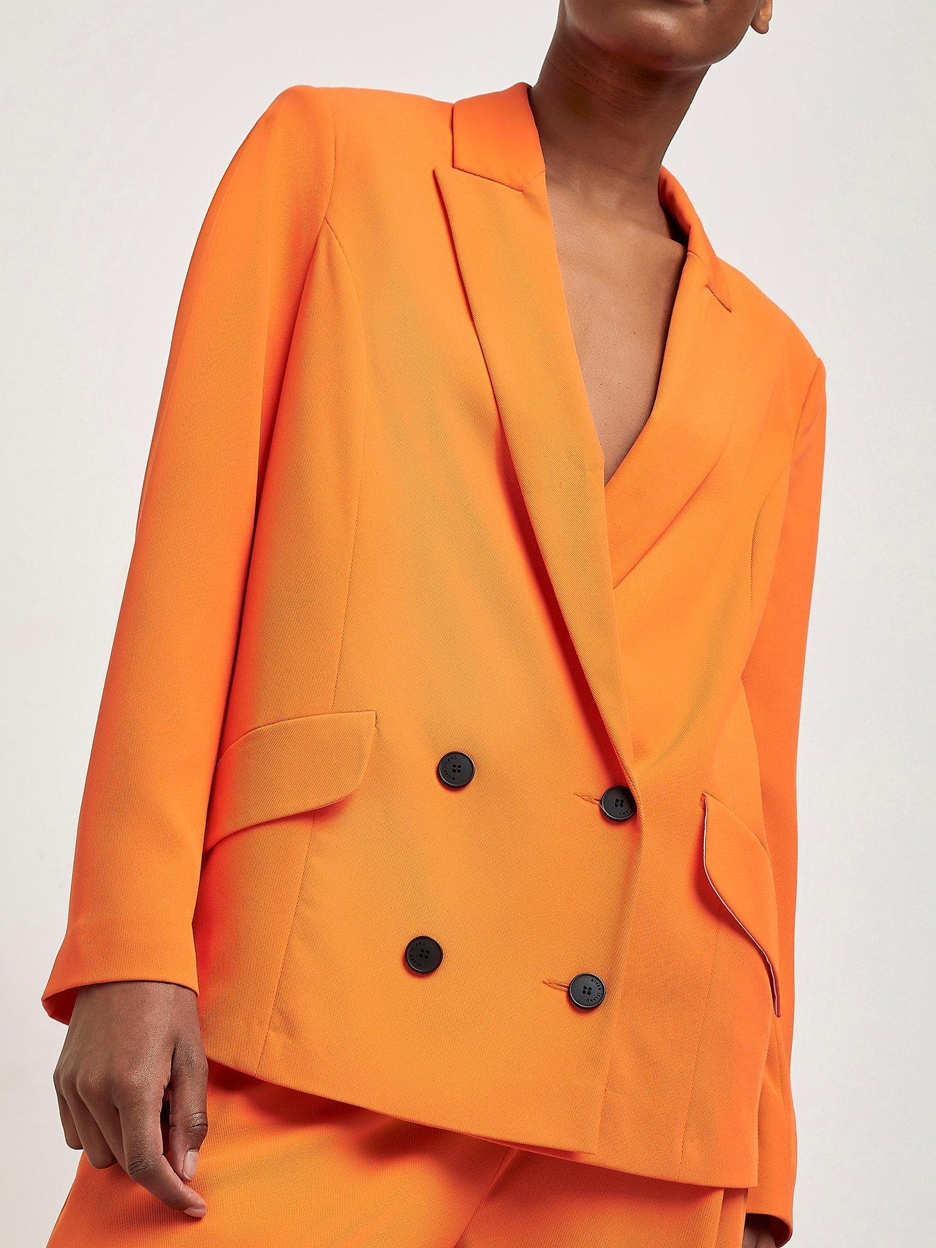 river island orange suit