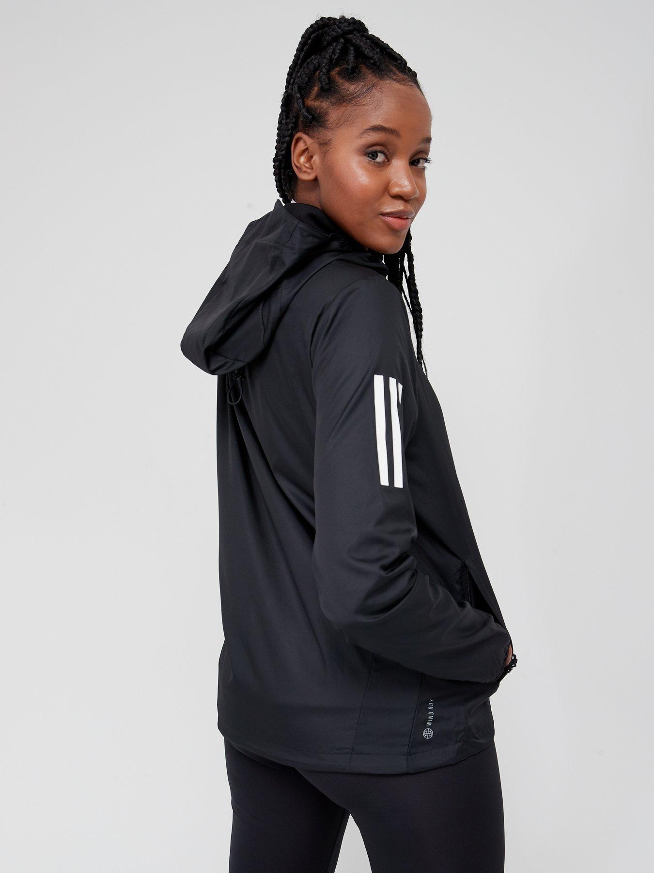 Adidas performance own the run best sale hooded windbreaker