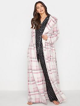long-tall-sally-check-hooded-robe-pink