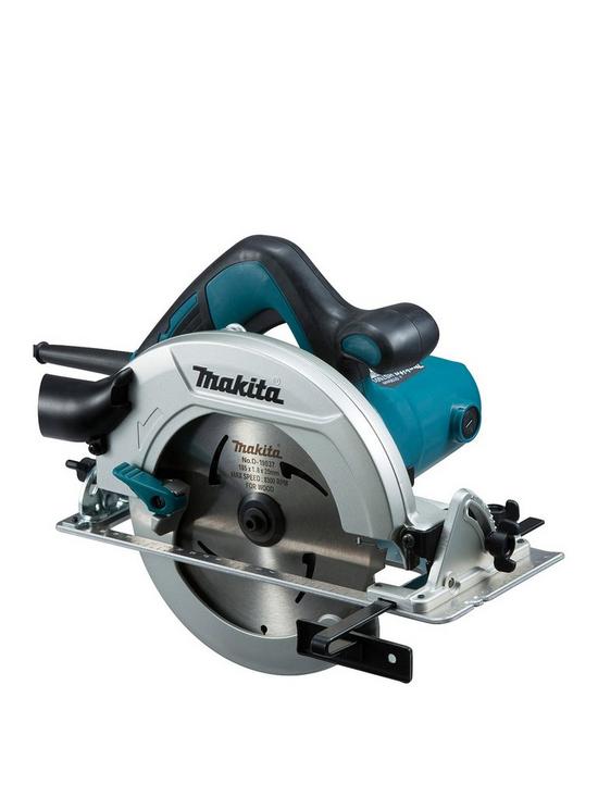 front image of makita-190mm-circular-saw-1200w-motor-with-blade-amp-carry-case