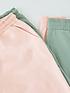  image of v-by-very-girls-essential-joggers-2-pack-greenpink